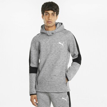 PUMA Athletic Sweatshirt in Grey: front