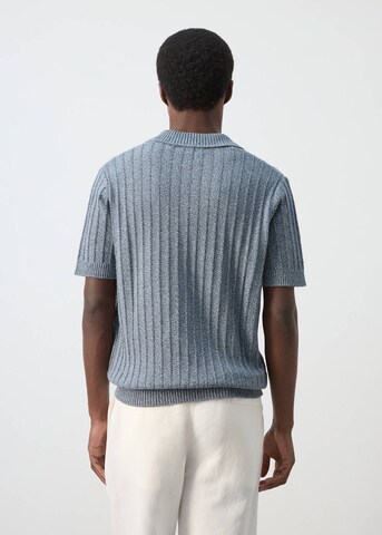 MANGO MAN Pullover 'Estreta' in Blau