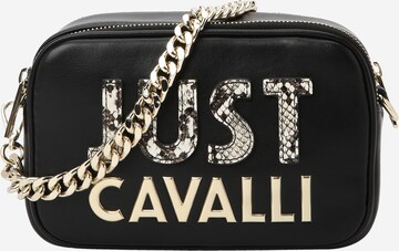 Just Cavalli Crossbody Bag in Black: front