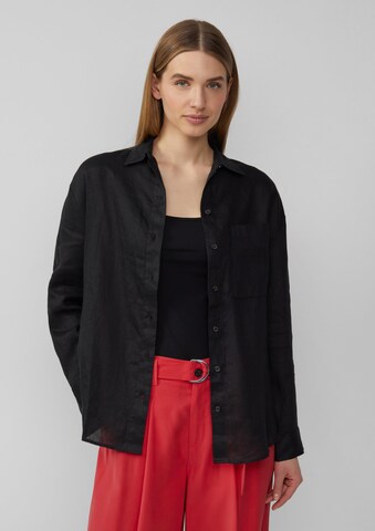 s.Oliver Blouse in Black: front