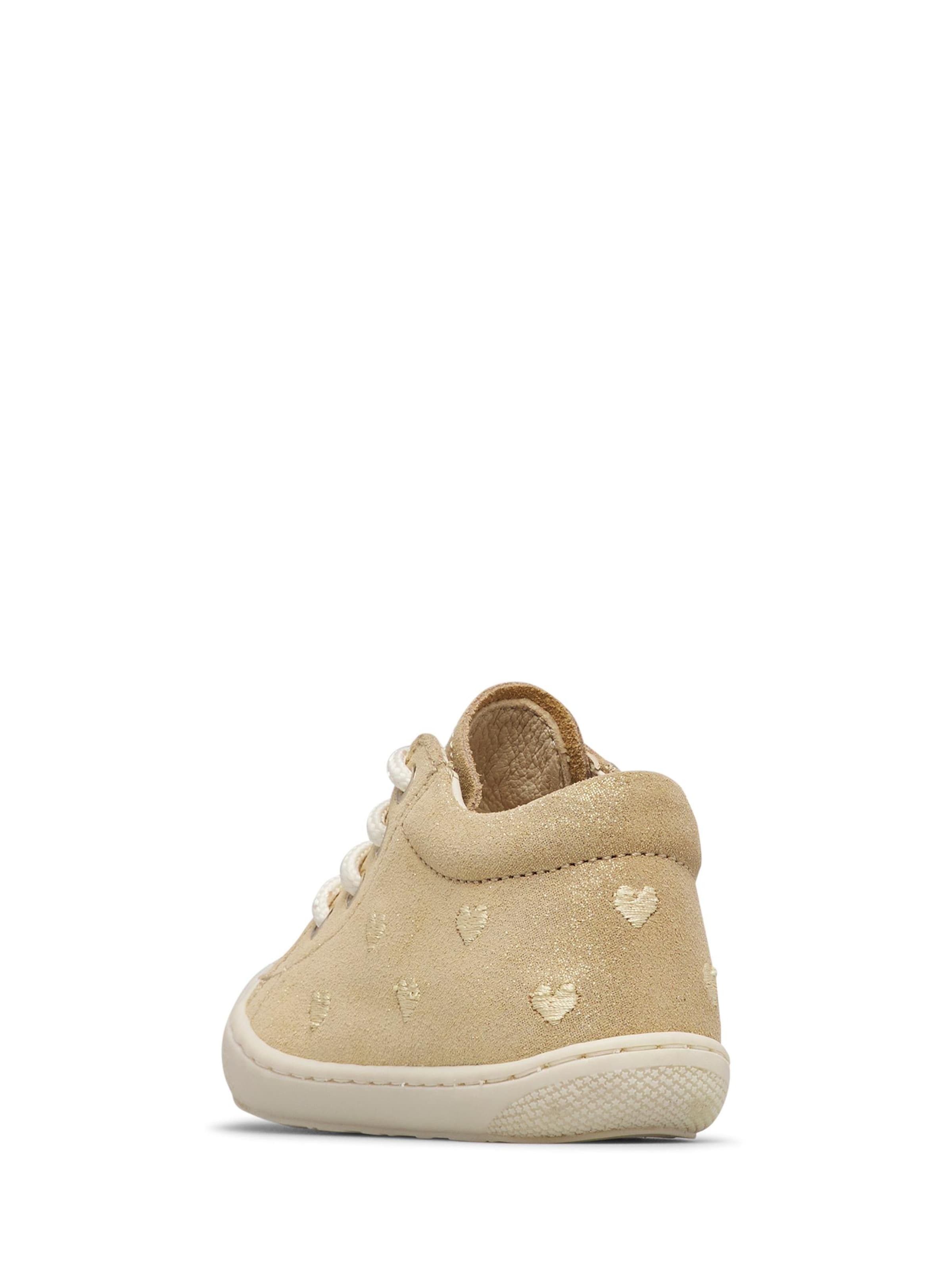 NATURINO Sneaker 'COCOON EMBR.HEARTS'‌‌ in Gold