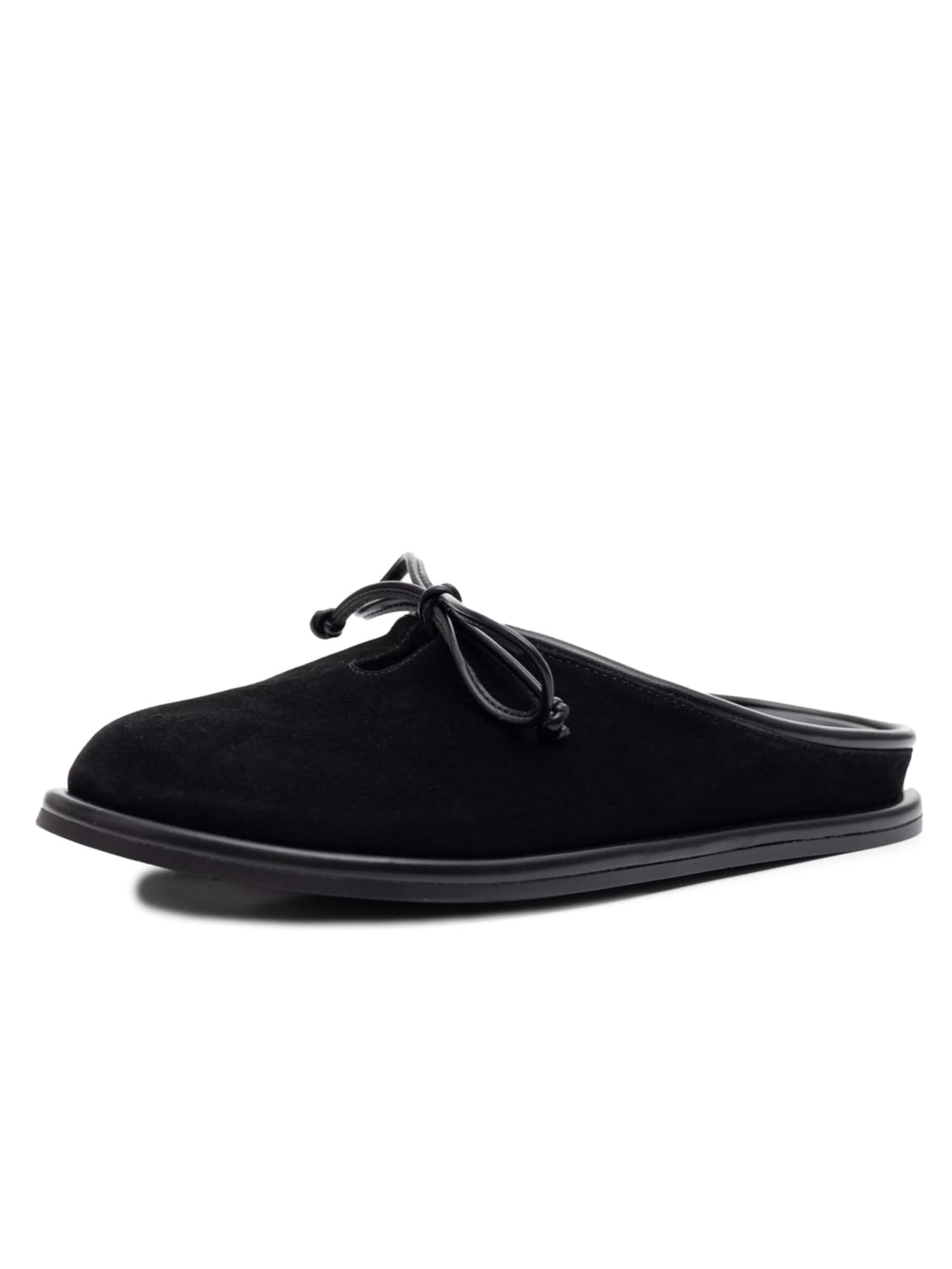 Maciejka Hausschuh 'K7514-01/00-1'‌‌‌‌‌ in Schwarz: Vorderseite