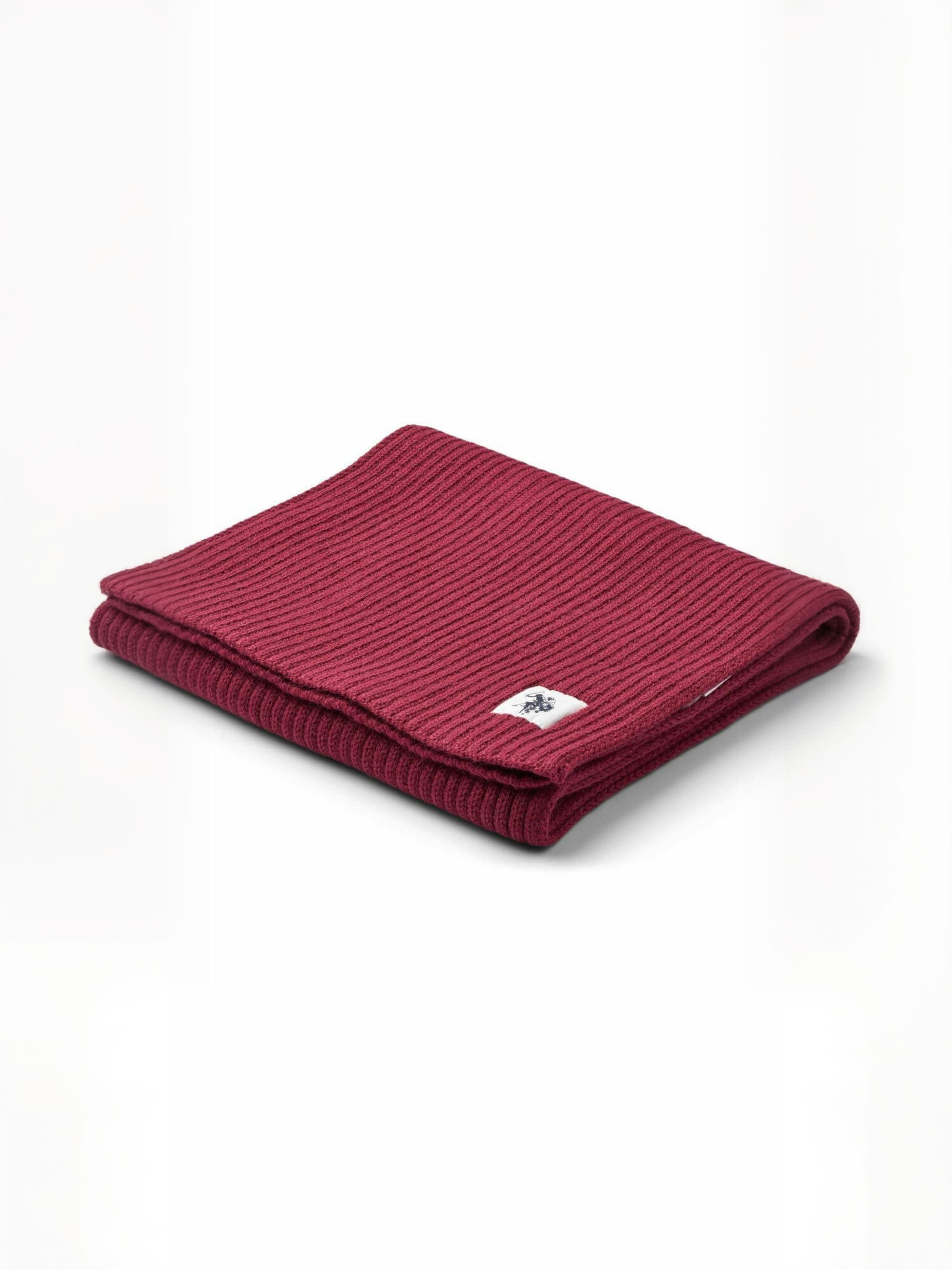 U.S. POLO ASSN. Sjaal ' UUGabi ' in Rood: zijkant