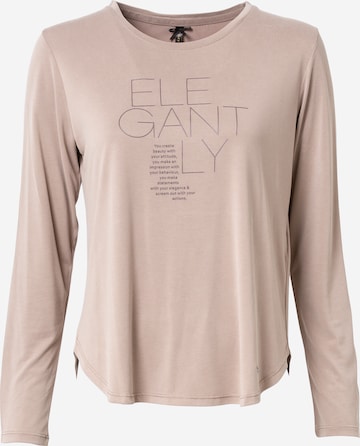 T-shirt 'Elegantly' Key Largo en beige : devant