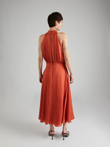 Robe de cocktail SWING en orange