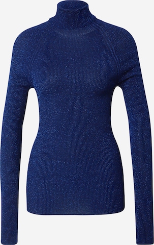 BOSS Black - Pullover 'Frosina' em azul: frente