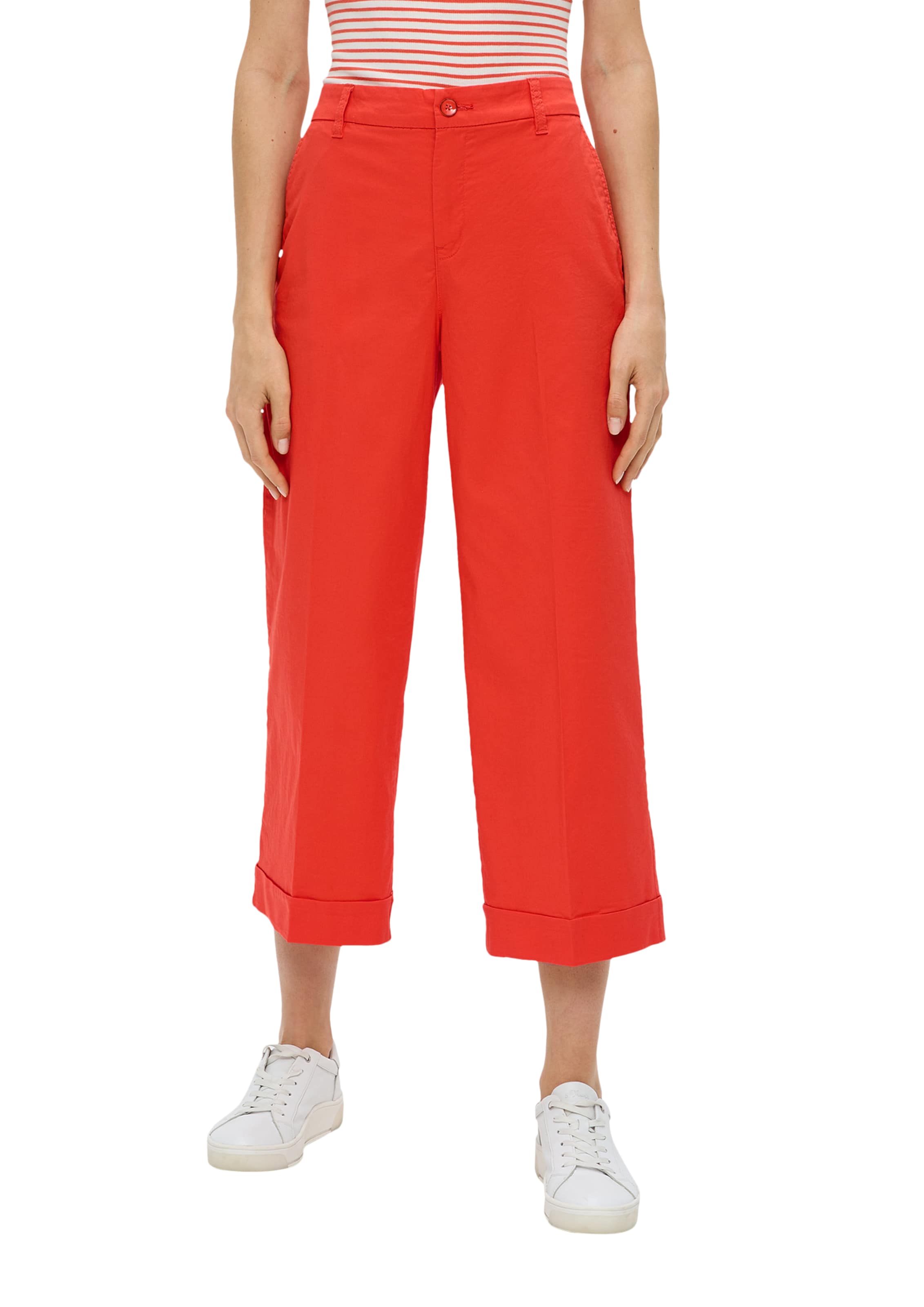 Loosefit Pantalon s.Oliver en orange : devant