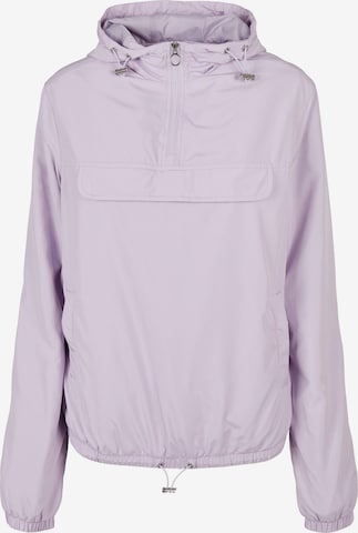 Urban Classics Prechodná bunda - Fialová: predná strana