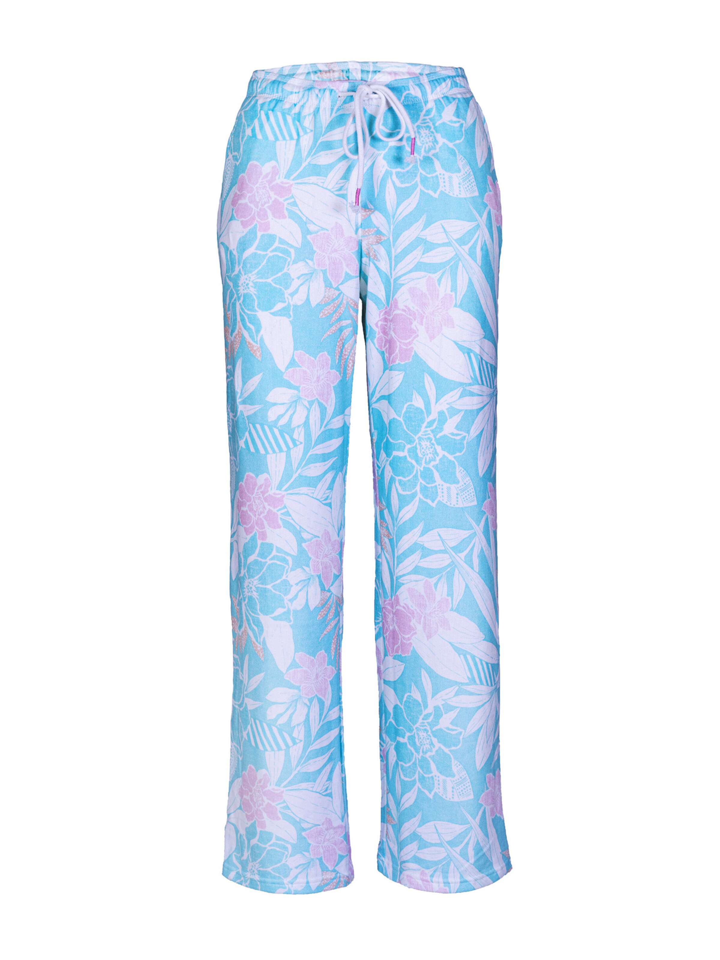 PJ Salvage Pajama pants ' pant - Peachy Party ' in Blue: front