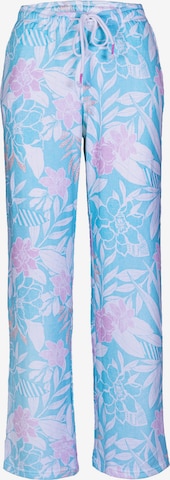 PJ Salvage - Pantalón de pijama ' pant - Peachy Party ' en azul: frente