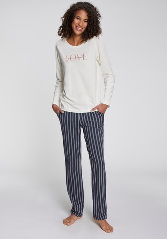 VIVANCE Pajama Shirt 'Dreams' in White