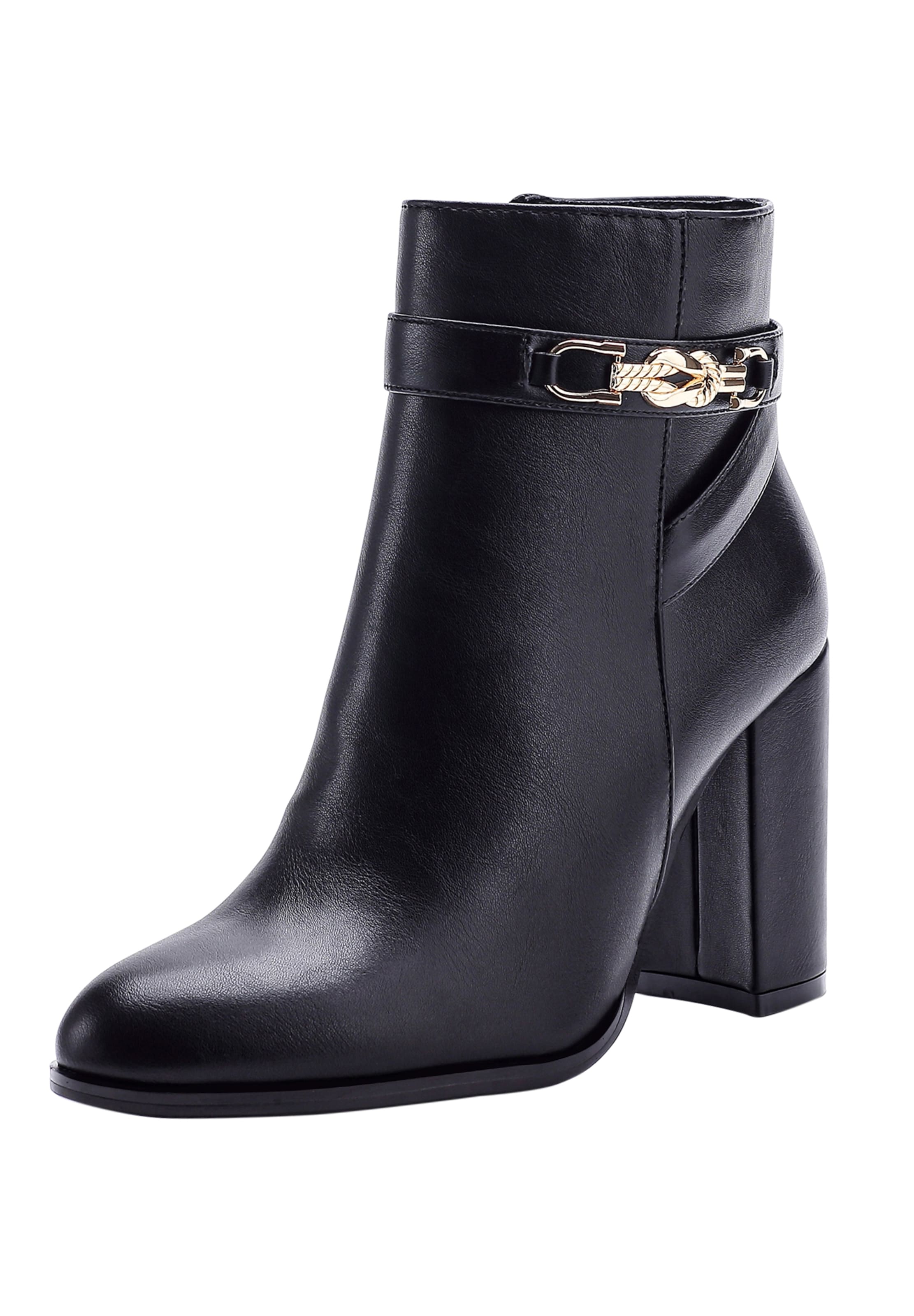 Stivaletto di Elara in nero: frontale