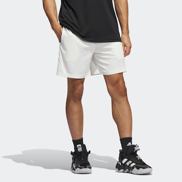 ADIDAS PERFORMANCE Regular Sportbroek in Wit: voorkant