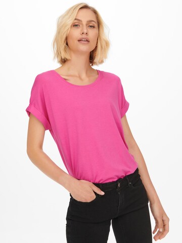 ONLY T-Shirt 'Moster' in Pink