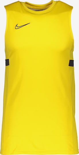 NIKE Functioneel shirt 'Academy 21' in de kleur Geel / Zwart, Productweergave