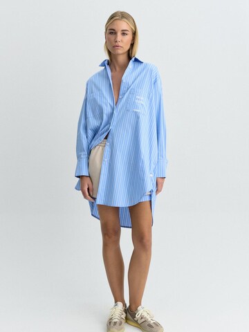 FEMSSY Tuniek 'TUNIC STRIPE DRESS BLUE' in Blauw