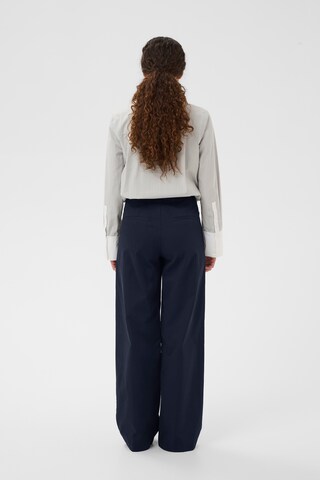 InWear Wide Leg Hose in Blau