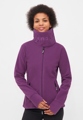 BENCH Fleecejacke in Lila: Vorderseite