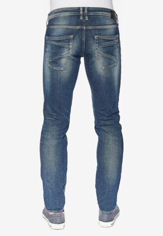 Le Temps Des Cerises Slimfit Jeanshose in Blau