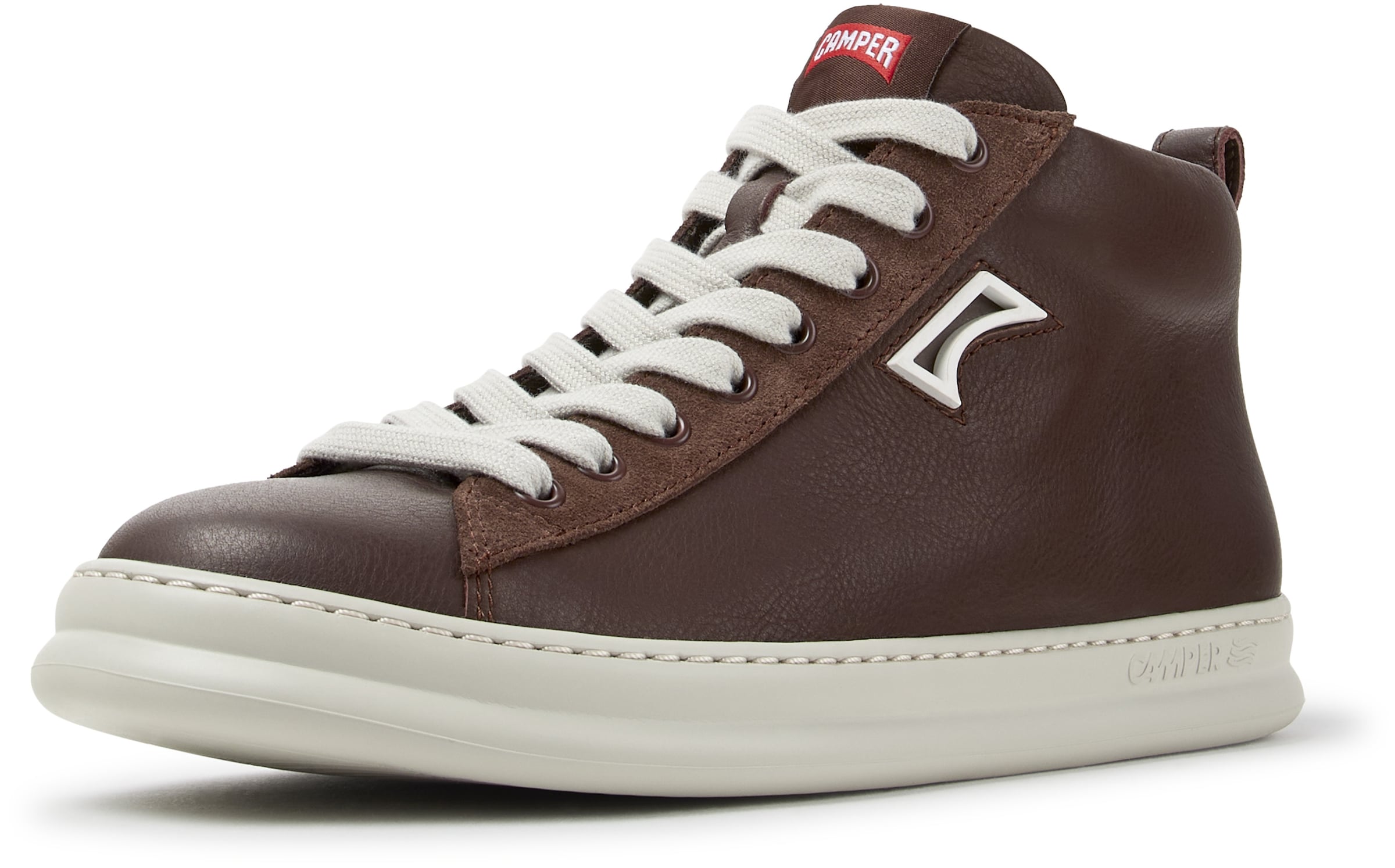 Baskets hautes 'Runner Four' CAMPER en marron : devant