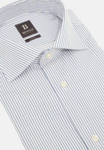 Boggi Milano Comfort fit Button Up Shirt in Blue
