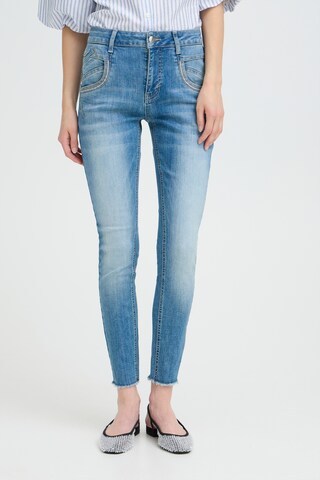 Pulz Skinny Jeans 'CARMEN ' i blå: forside