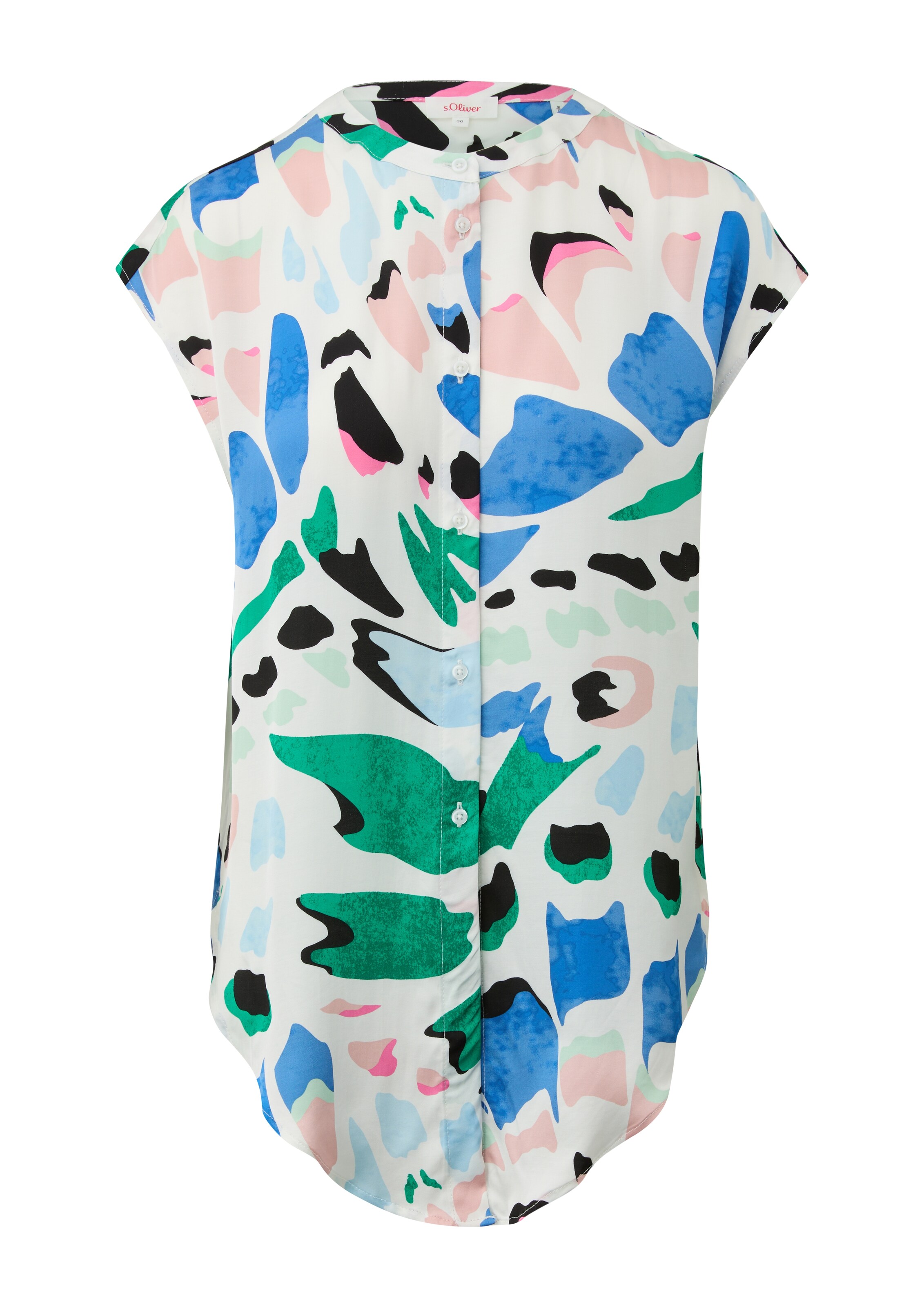 s.Oliver Bluse in Beige: Vorderseite