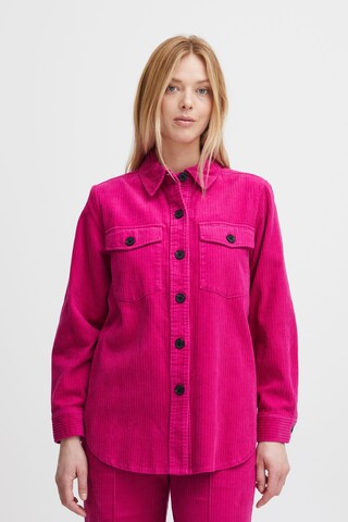 b.young Blouse 'Disune' in Roze: voorkant