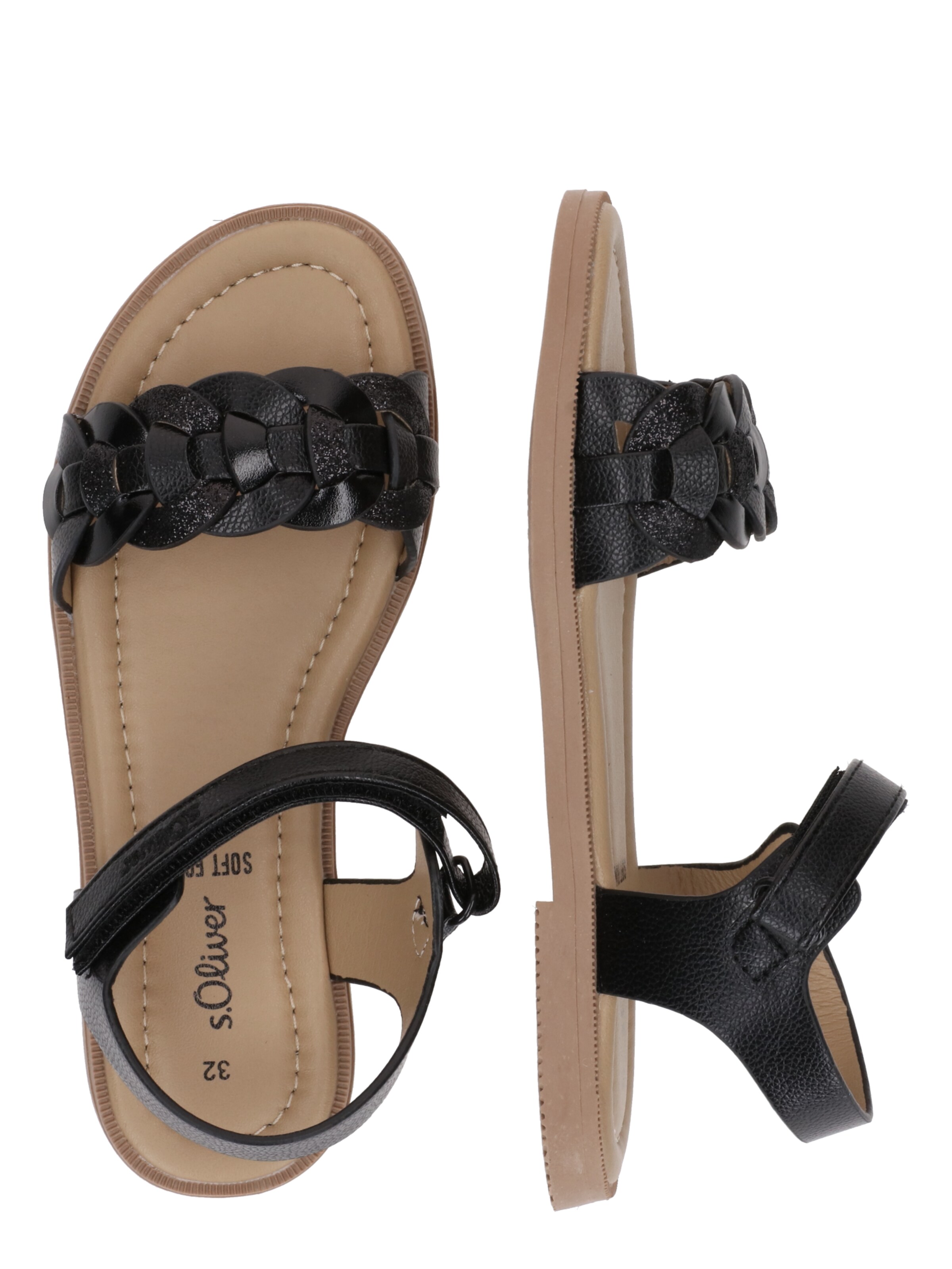 s.Oliver Sandály – černá