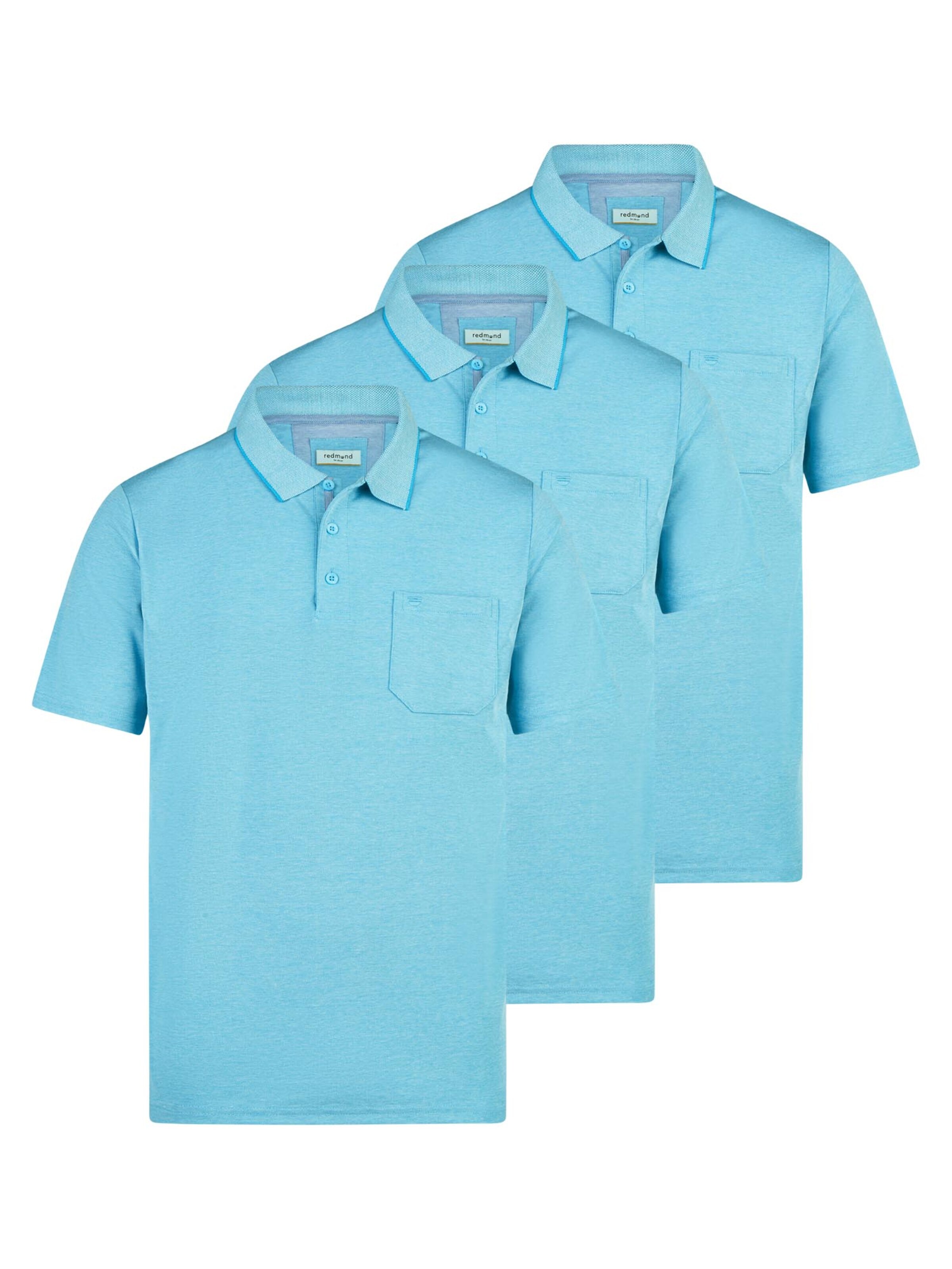 redmond Shirt 'Basic' in Blue: front