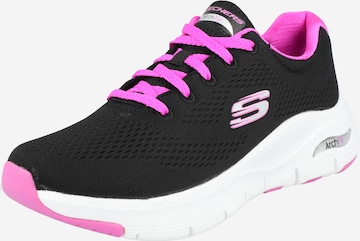 melns SKECHERS Zemie brīvā laika apavi 'Arch Fit': no priekšpuses