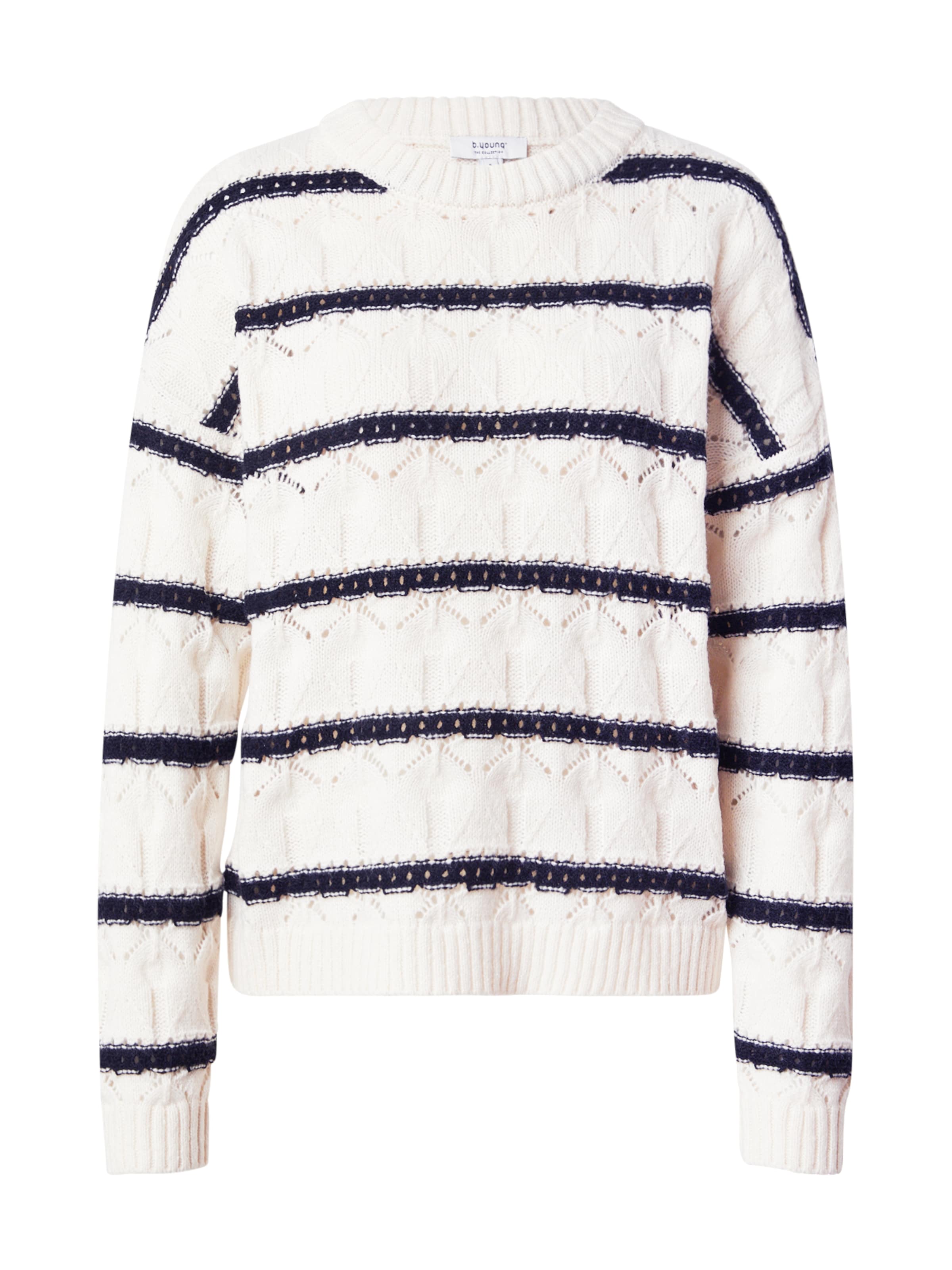 b.young Пуловер 'BYMABELLE' в бяло: отпред