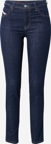 DIESEL גזרת סלים ג'ינס 'BABHILA' בכחול: מלפנים