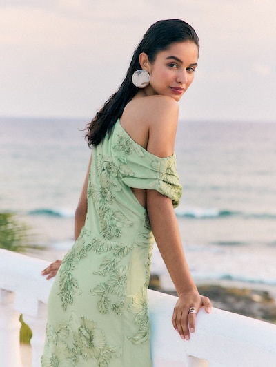 Suknelė iš Friends Like These, spalva – šviesiai žalia, Prekių apžvalga