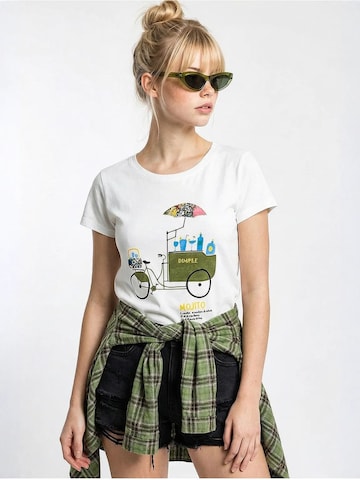 Bianco Lucci T-Shirts in Weiß