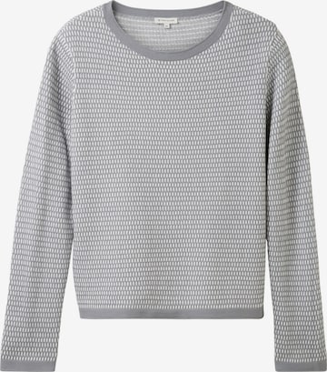 TOM TAILOR Sweater in Grey: front