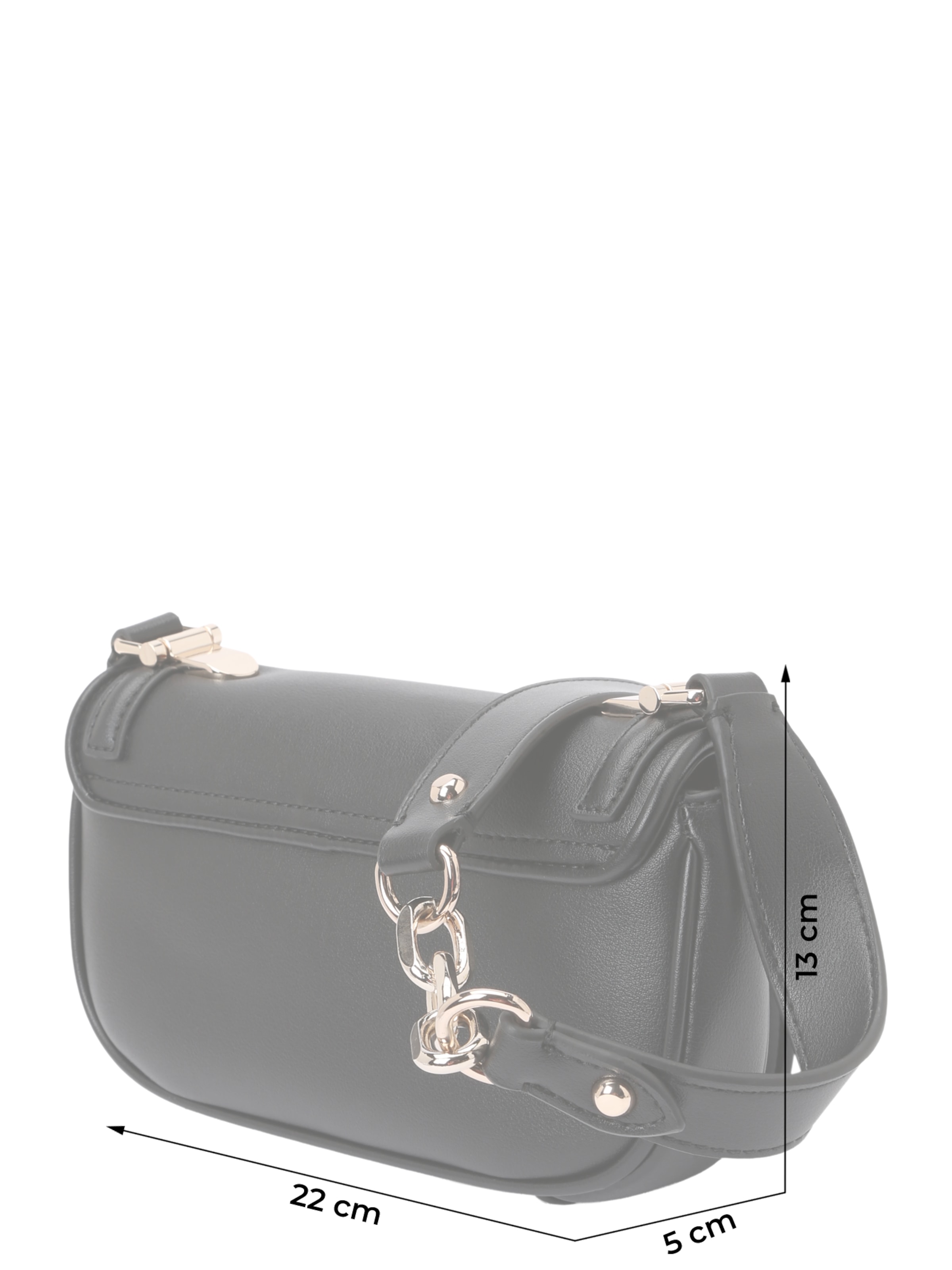 GUESS Τσάντα ώμου 'DEA CROSSBODY FLAP' σε μαύρο