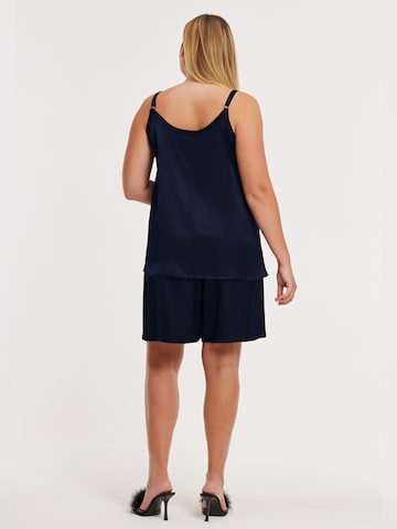 YOEK Pyjamabroek in Blauw