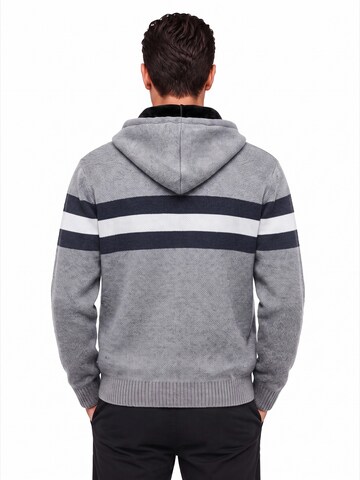 ALLTHEMEN Strickjacke 'Flausch'‌‌‌ in Grau