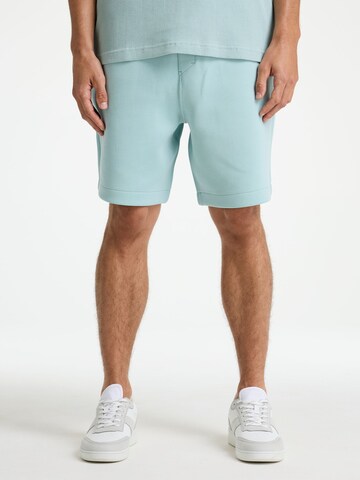 CHASIN' Regular Broek ' State.S Scuba ' in Blauw: voorkant