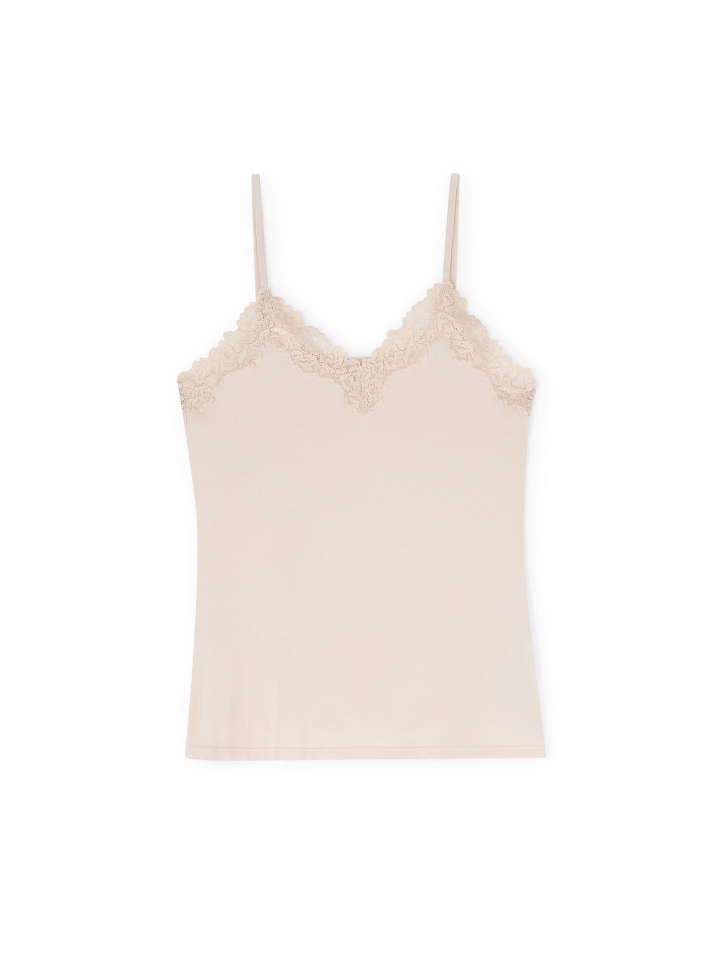 INTIMISSIMI Top 'PRETTY FLOWERS' in Beige: front