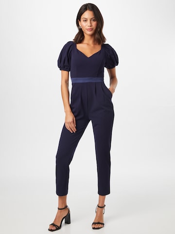 Tuta jumpsuit di Skirt & Stiletto in blu: frontale