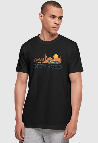 T-Shirt 'Cars - Explore The Open Road' ABSOLUTE CULT en noir : devant
