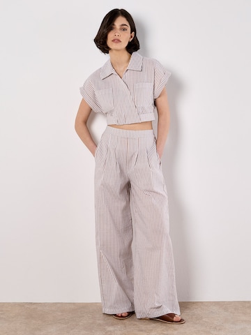 Apricot Bluse in Grau