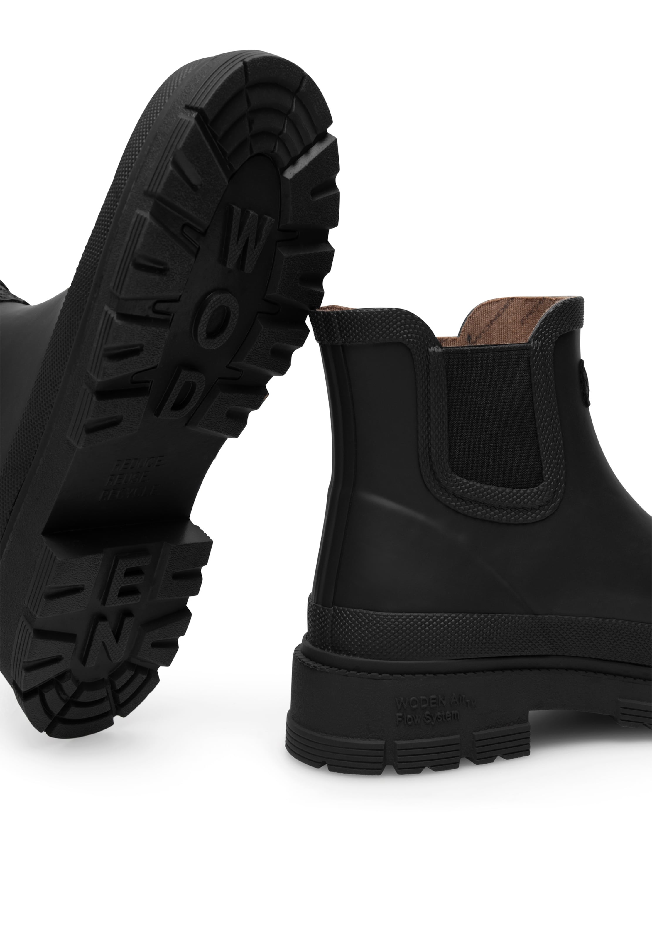 WODEN Rubber boot 'Liv' in Black