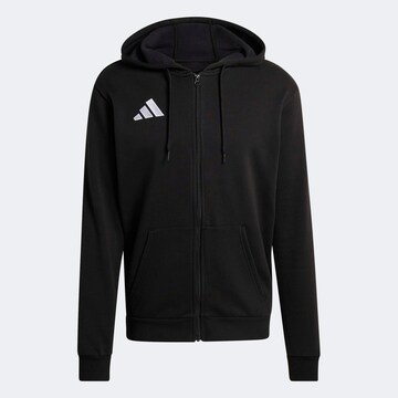 ADIDAS PERFORMANCE Athletic Sweatshirt in Black: front