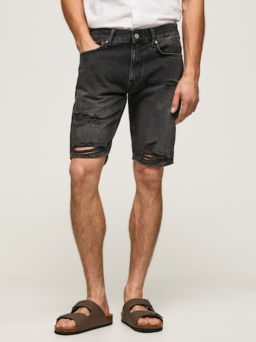 Pepe Jeans Regular Jeans 'Stanley' in Black: front