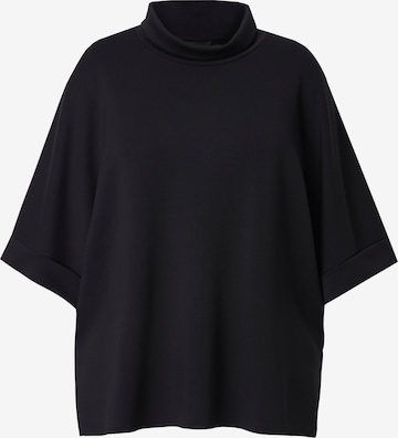 juoda Ulla Popken Apsiaustas: priekis