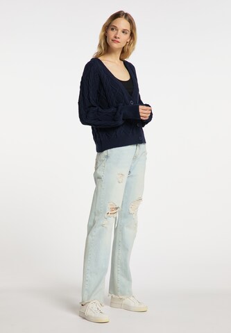 DreiMaster Vintage Вязаная кофта в Синий