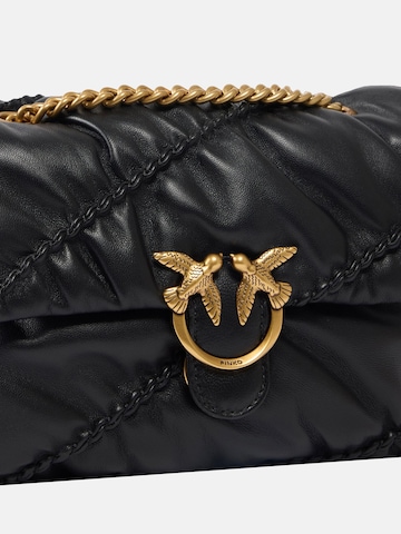 Borsa a spalla 'PINKO LOVE PUFF CRINCKLE MINI SHEEP NAPPA BORSA' di PINKO in nero